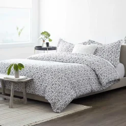 Navy Vines 3-pc. King Duvet Cover Set