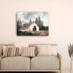 Neutral Barn Canvas Art Print, 40x30 in.