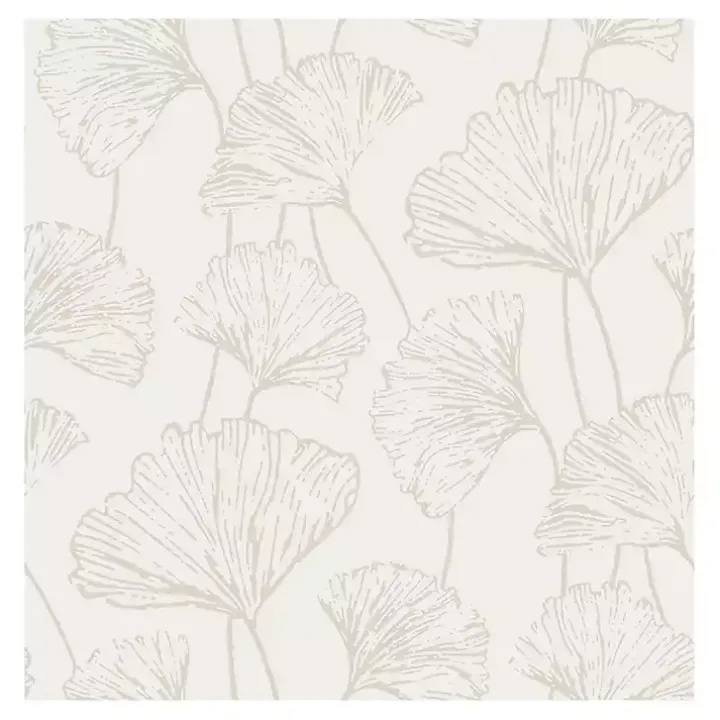Neutral Botanical Peel and Stick Wallpaper