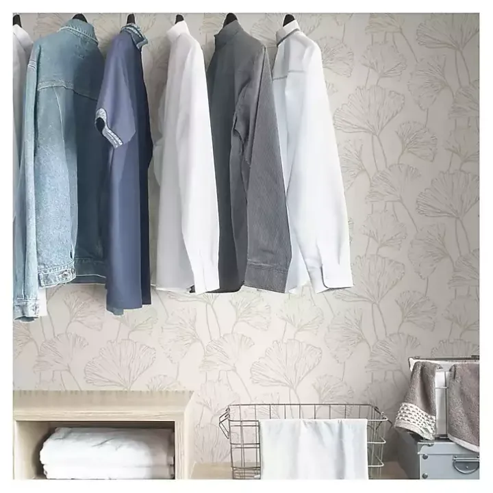 Neutral Botanical Peel and Stick Wallpaper