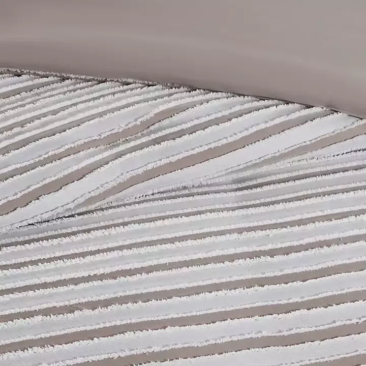 Neutral Striped 5-pc. Full/Queen Comforter Set