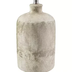 Neutral Textured Ceramic Rivera Table Lamp