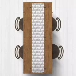 Neutral Tree Patterned Table Runner, 72 in.