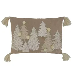 Neutral Tree Village Down Lumbar Pillow