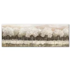 Neutral Treescape Canvas Art Print