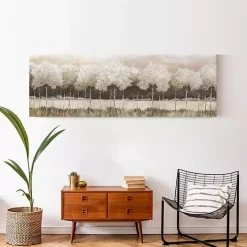 Neutral Treescape Canvas Art Print