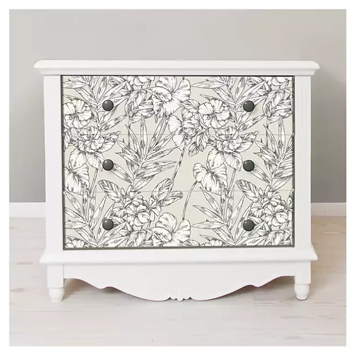 Neutral Tropic Floral Peel & Stick Wallpaper