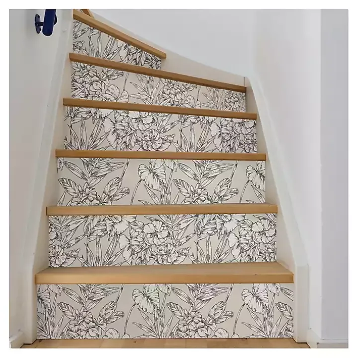 Neutral Tropic Floral Peel & Stick Wallpaper