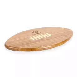 New Orleans Saints Bamboo Football Cutting Board