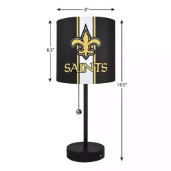 New Orleans Saints Charging Table Lamp