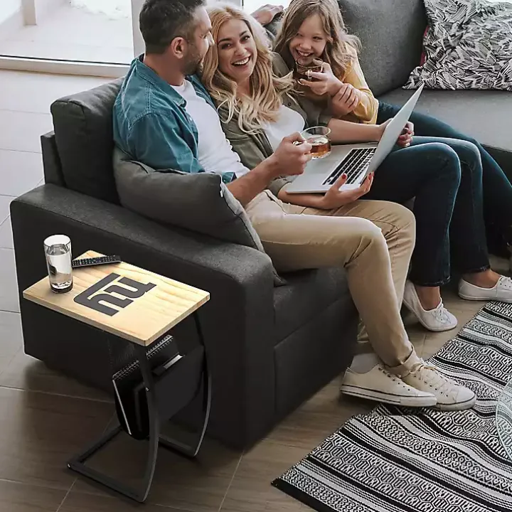 New York Giants Wood C-Table