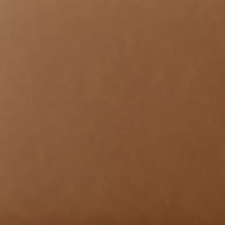 Newton Carmel Faux Leather Thimble Ottoman