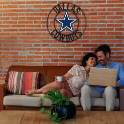 NFL Dallas Cowboys Wrought Iron Wall Plaque