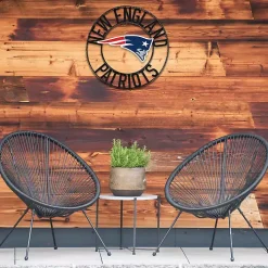 NFL New England Patriots Wrought Iron Wall Plaque