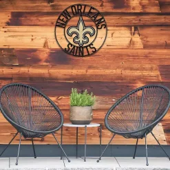 NFL New Orleans Saints Wrought Iron Wall Plaque