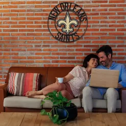 NFL New Orleans Saints Wrought Iron Wall Plaque