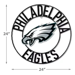 NFL Philadelphia Eagles Wrought Iron Wall Plaque