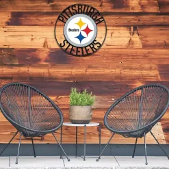 NFL Pittsburgh Steelers Wrought Iron Wall Plaque