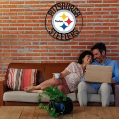 NFL Pittsburgh Steelers Wrought Iron Wall Plaque