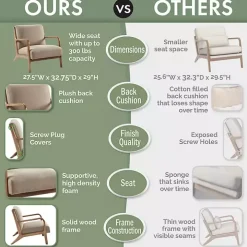 Nolan Red Mid-Century Modern Accent Chair