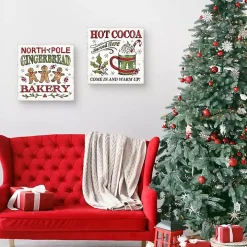 North Pole Gingerbread Cocoa 2-pc. Art Set