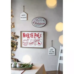 North Pole Trading Post Wall Plaque