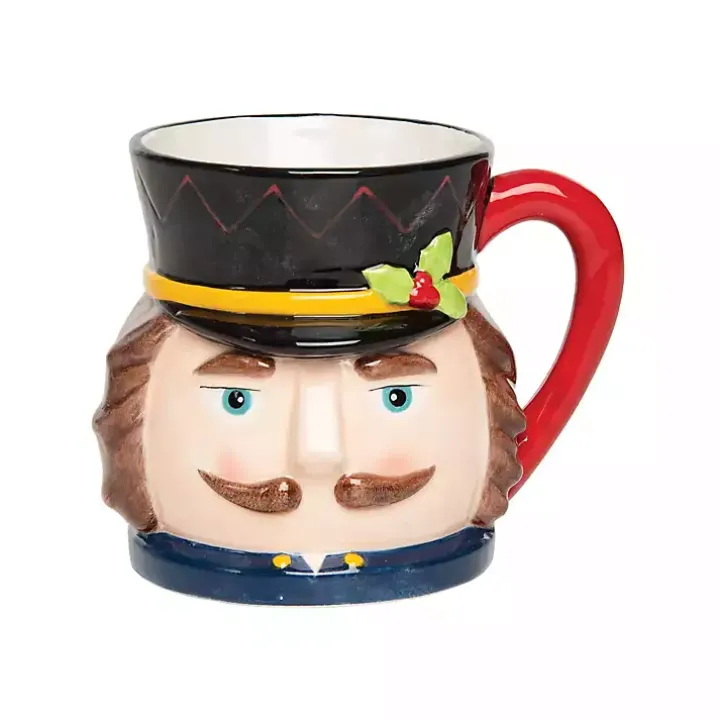Nutcracker Christmas Mugs, Set of 2