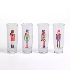 Nutcracker Shot Glasses, Set of 4