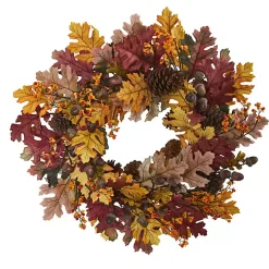 Oak Leaves and Acorns Wreath