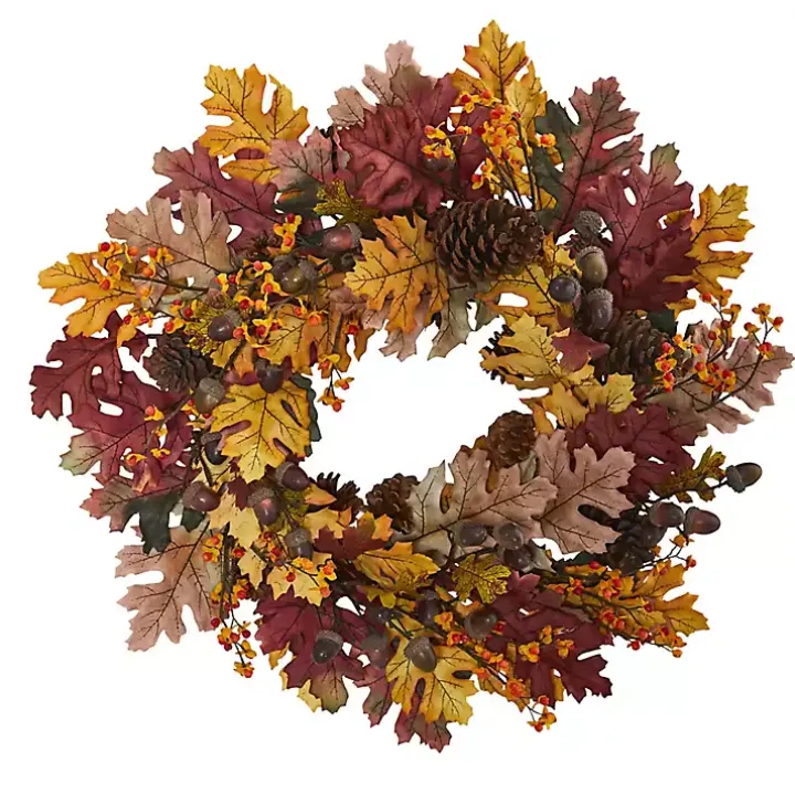 Oak Leaves and Acorns Wreath