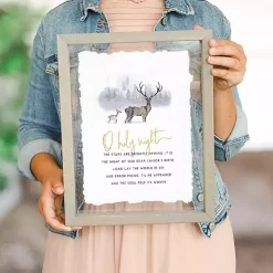 Oh Holy Night Framed Wall Plaque