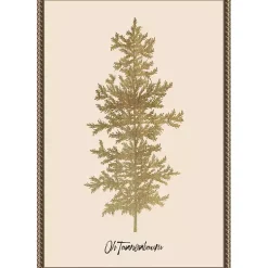 Oh Tannenbaum Framed Canvas Art Print