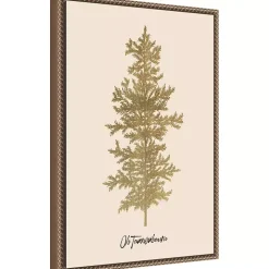 Oh Tannenbaum Framed Canvas Art Print