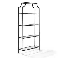 Oil-Rubbed Bronze 4-Tier Glass Ashlee Etagere