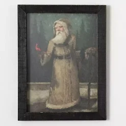 Old World Santa Framed Art Print