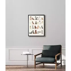 One Big Happy Dog Family Framed Wall Plaque