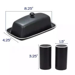 Onyx Stoneware 7-pc. Kitchen Accessories Set