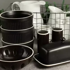 Onyx Stoneware 7-pc. Kitchen Accessories Set