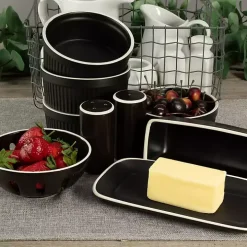 Onyx Stoneware 7-pc. Kitchen Accessories Set