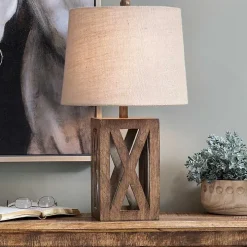 Open Block Table Lamp