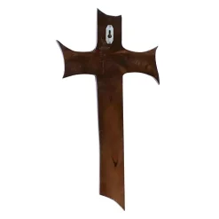 Organic Shape Cross Wall Plaque, 20 in.