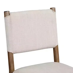 Oslo Cream Upholstered Counter Stools, Set of 2
