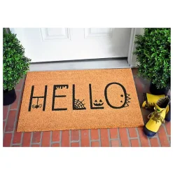 Outdoor Spooky Hello Halloween Doormat