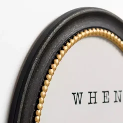 Oval When in Doubt Pray Wall Plaque