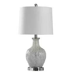 Painted Mercury Glass Table Lamp