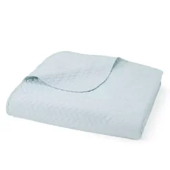 Pale Blue Herring 3-pc. Twin Quilted Coverlet Set