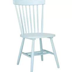 Pale Blue Parker Spindle Dining Chairs, Set of 2