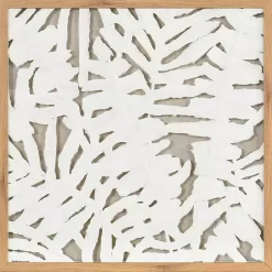 Palm Leaf II Shadowbox Wall Plaque