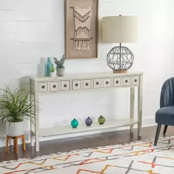 Paloma Cream 4-Drawer Console Table