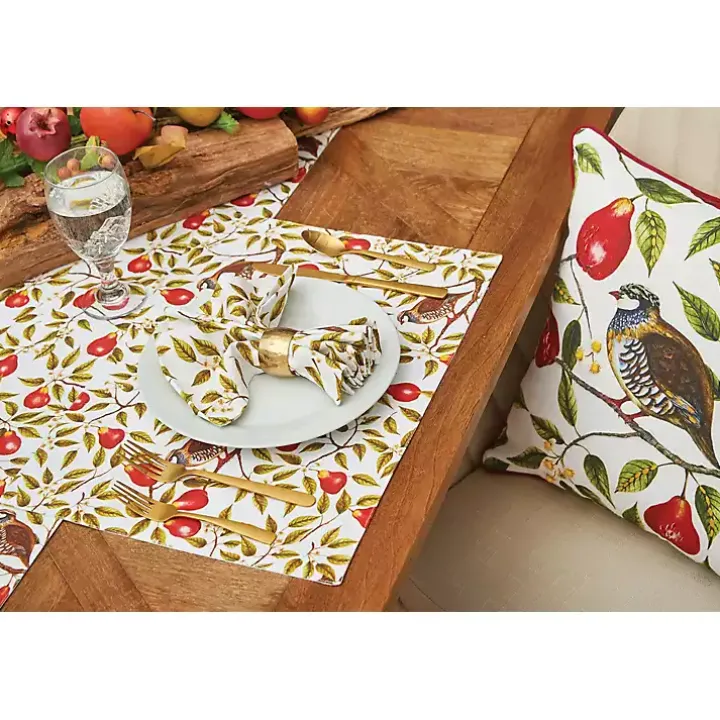 Partridge in a Pear Tree Napkins, Set of 6